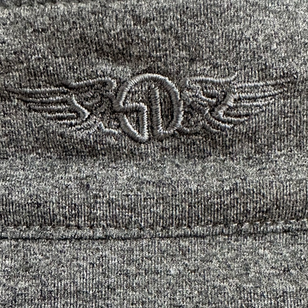 Straight Down Mount Vernon Country Club Quarter Zip Pullover Gray Mens XL - Picture 6 of 8